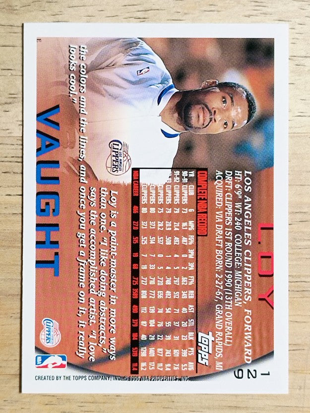 1996-97 Topps #129 Loy Vaught