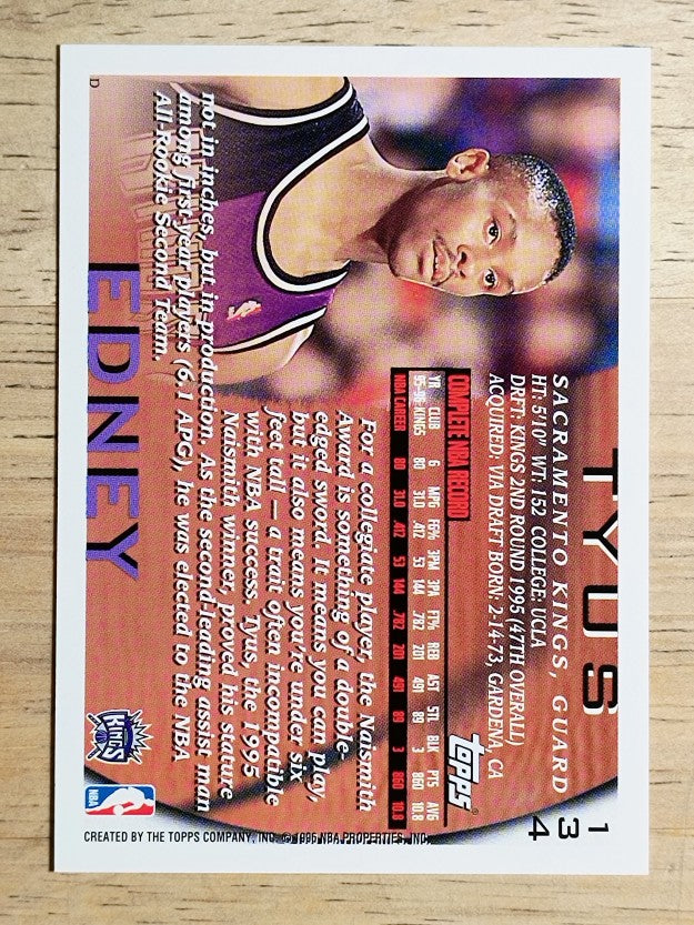 1996-97 Topps #134 Tyus Edney