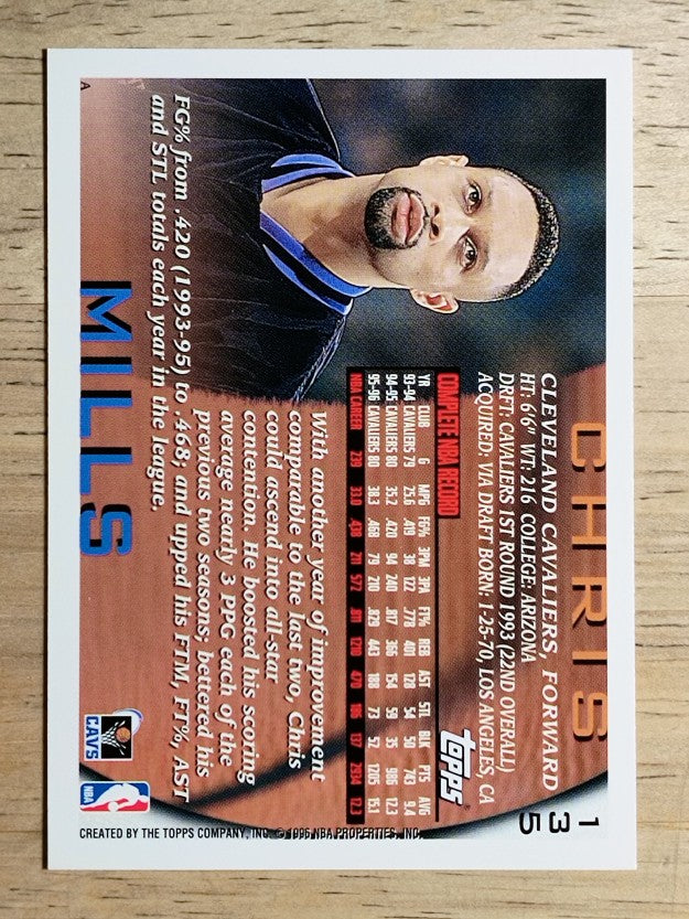 1996-97 Topps #135 Chris Mills