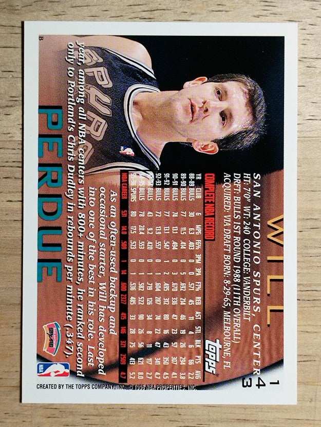 1996-97 Topps #143 Will Perdue