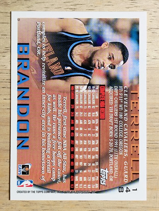 1996-97 Topps #148 Terrell Brandon