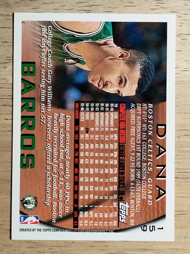 1996-97 Topps #159 Dana Barros