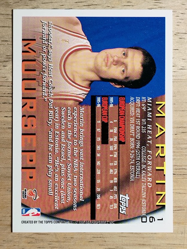 1996-97 Topps #160 Martin Muursepp RC