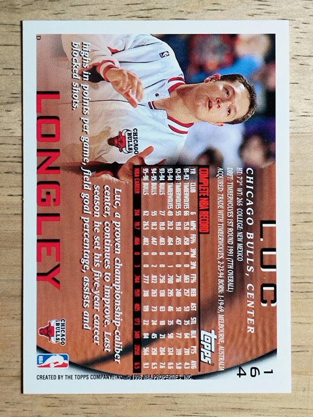 1996-97 Topps #164 Luc Longley