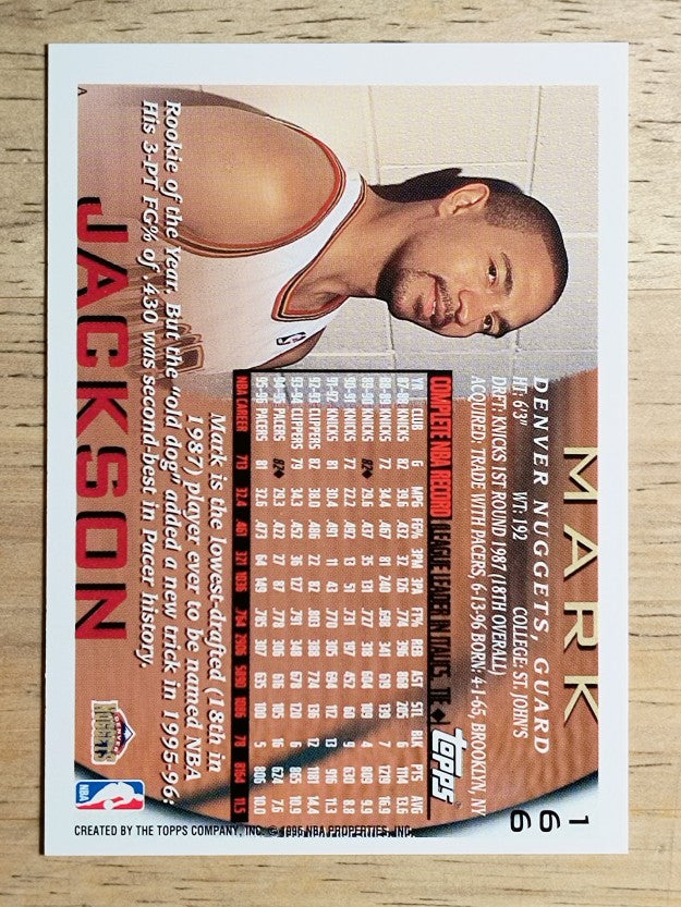 1996-97 Topps #166 Mark Jackson