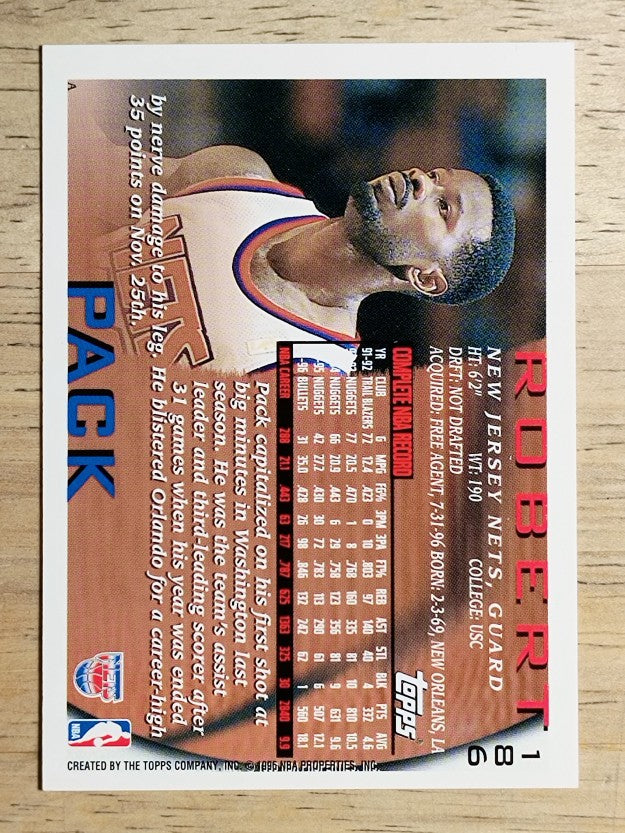 1996-97 Topps #186 Robert Pack