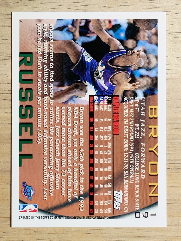 1996-97 Topps #190 Bryon Russell