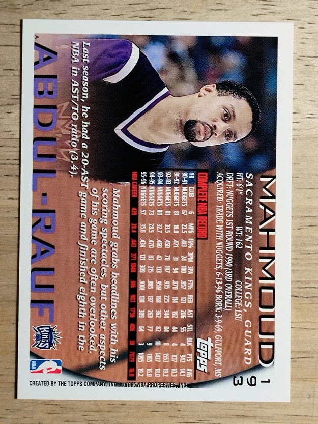1996-97 Topps #193 Mahmoud Abdul-Rauf