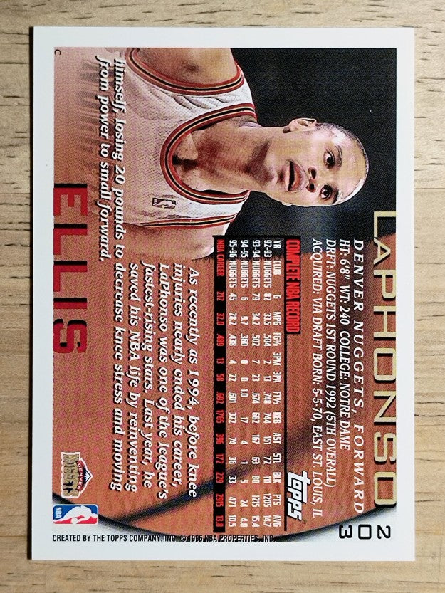 1996-97 Topps #203 LaPhonso Ellis