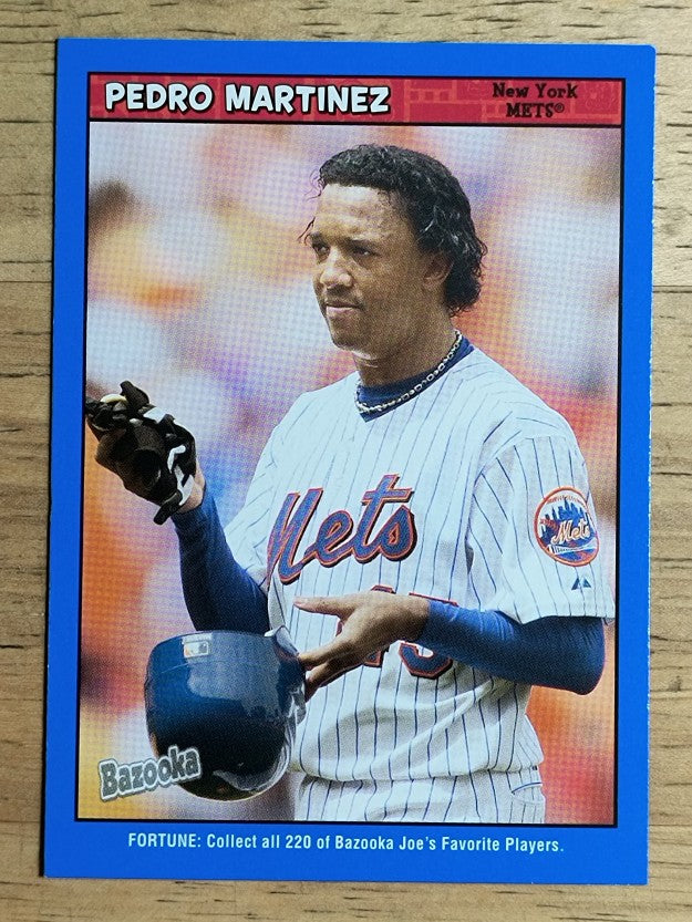 2006 Bazooka Blue Fortune #134 Pedro Martinez