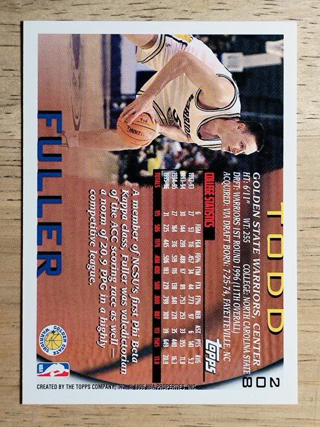 1996-97 Topps #208 Todd Fuller RC