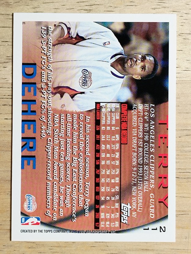 1996-97 Topps #211 Terry Dehere