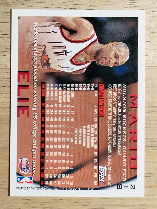 1996-97 Topps #218 Mario Elie