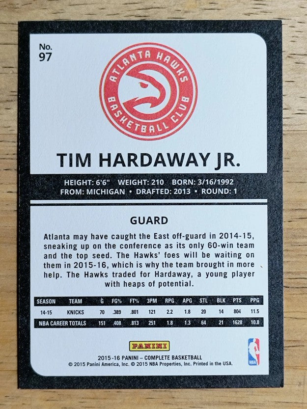2015-16 Panini Complete #97 Tim Hardaway Jr.