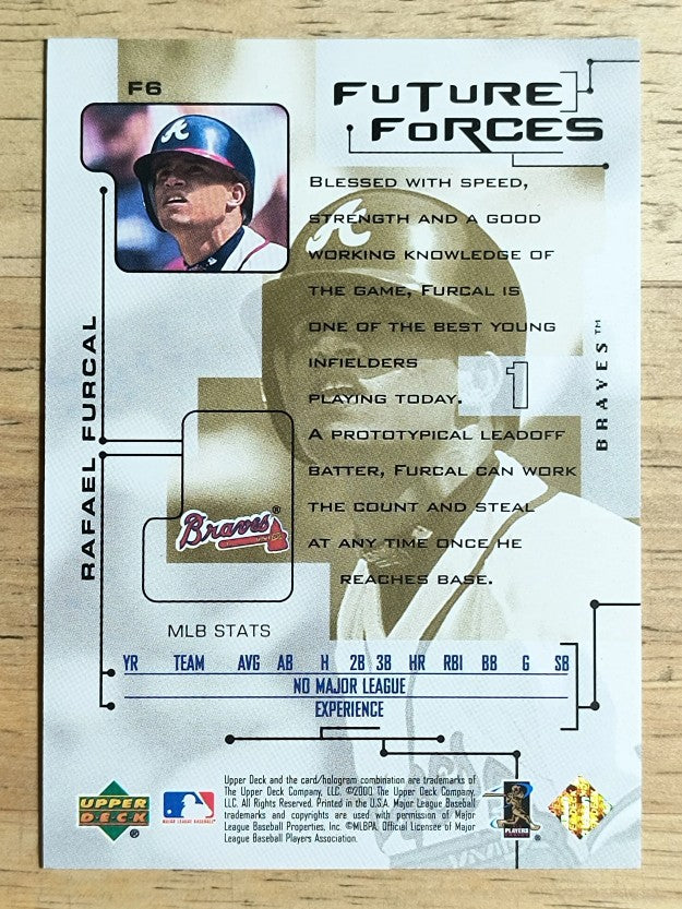 2000 Upper Deck Pros and Prospects Future Forces #F6 Rafael Furcal
