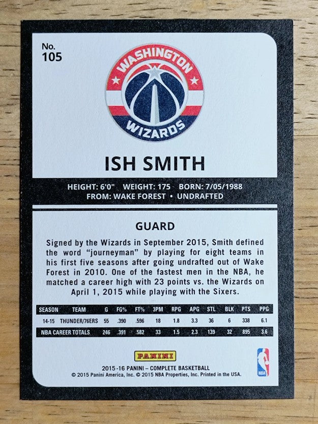 2015-16 Panini Complete #105 Ish Smith