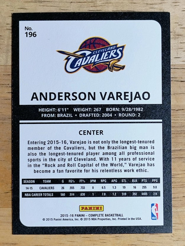 2015-16 Panini Complete #196 Anderson Varejao