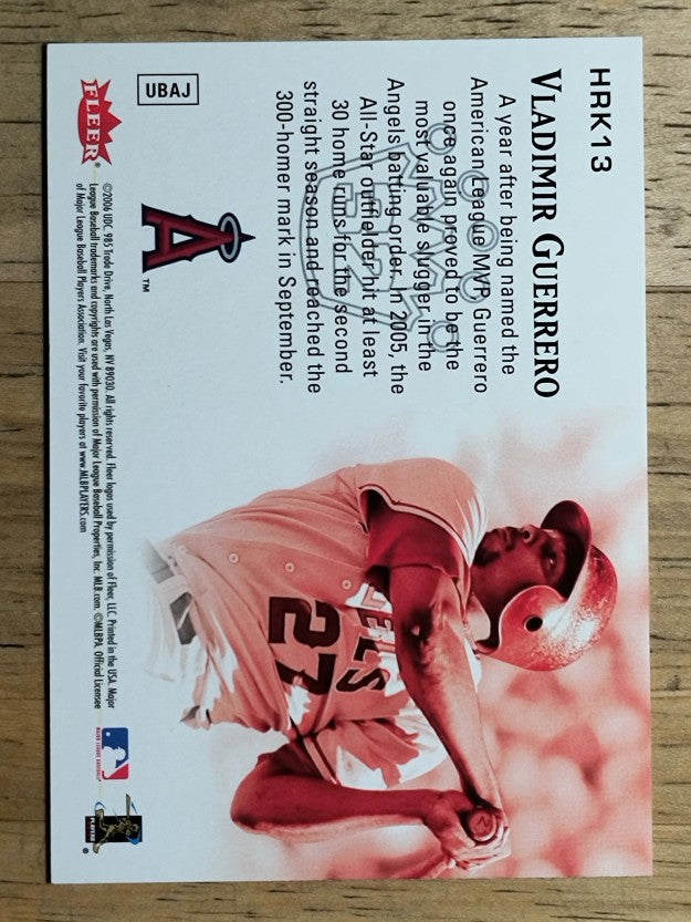2006 Ultra Home Run Kings #HRK13 Vladimir Guerrero