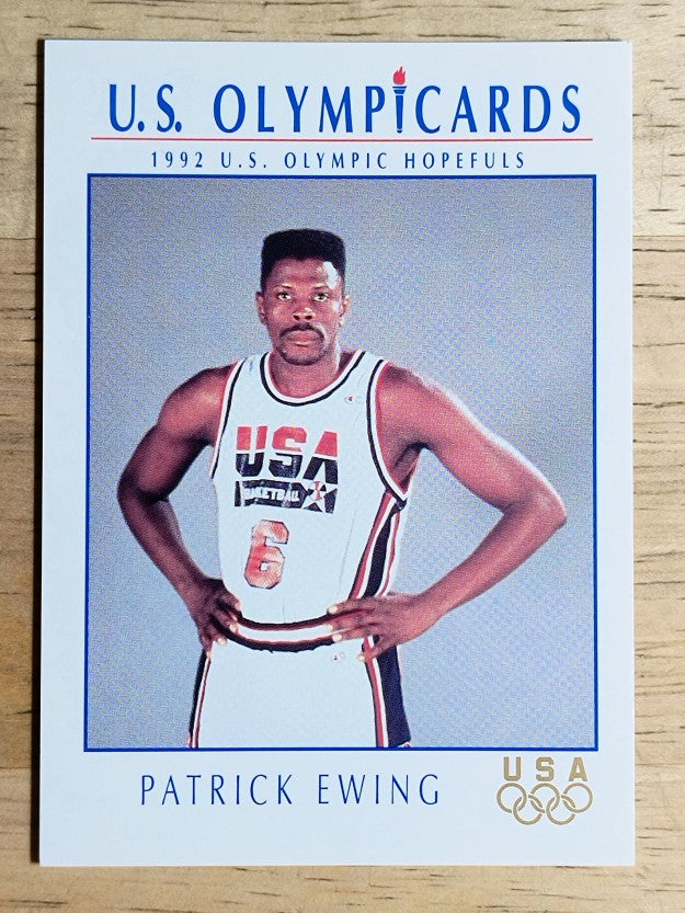 1992 Impel U.S. Olympic Hopefuls #10 Patrick Ewing BK