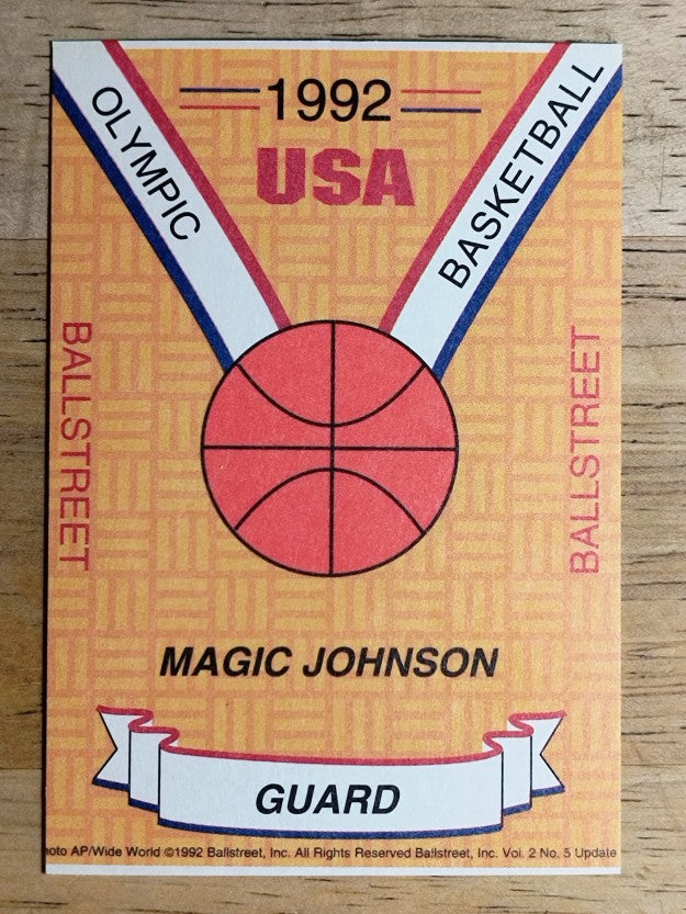 1992 Ballstreet #NNO Magic Johnson USA (NM)