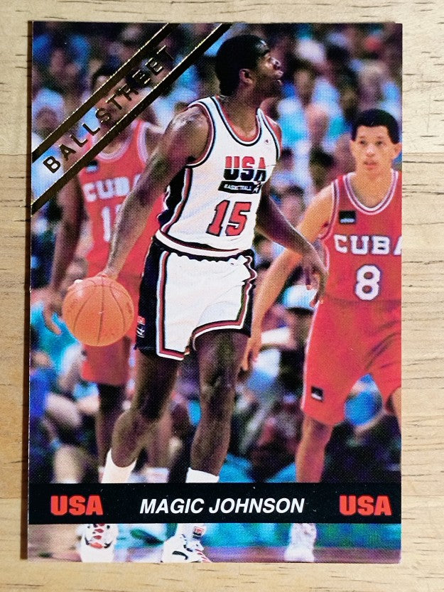 1992 Ballstreet #NNO Magic Johnson USA (NM)