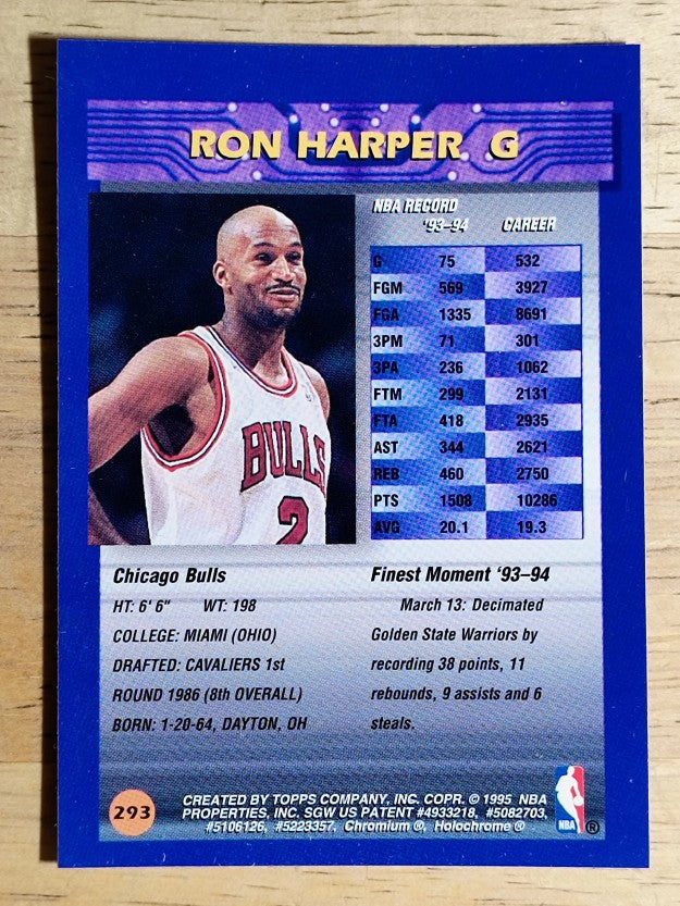1994-95 Finest #293 Ron Harper