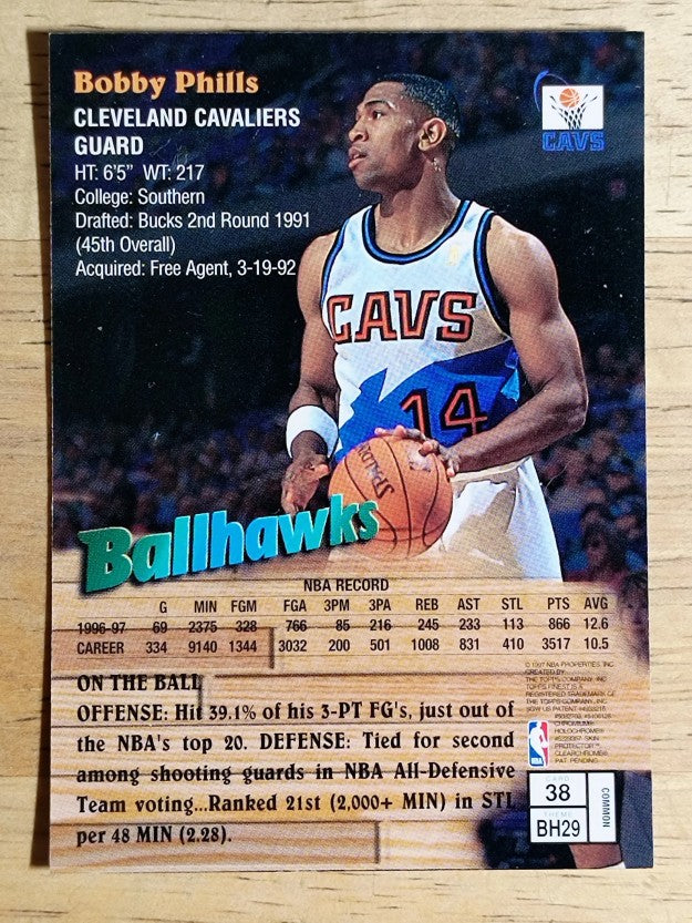 1997-98 Finest #38 Bobby Phills B