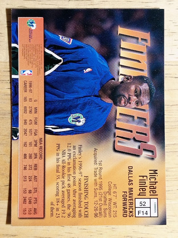 1997-98 Finest #52 Michael Finley B