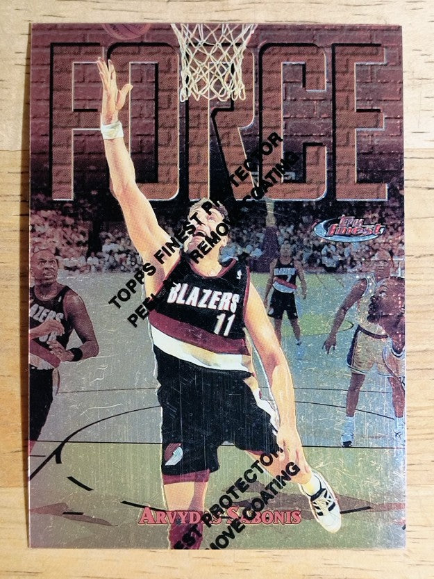 1997-98 Finest #75 Arvydas Sabonis B
