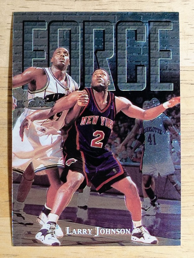 1997-98 Finest #139 Larry Johnson S