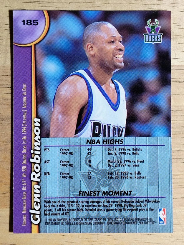 1998-99 Finest #185 Glenn Robinson