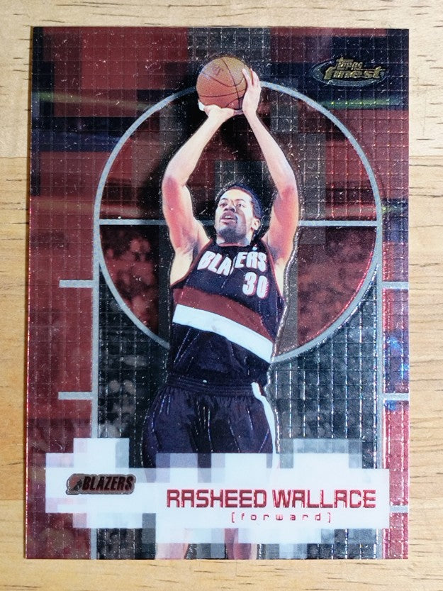 2000-01 Finest #106 Rasheed Wallace