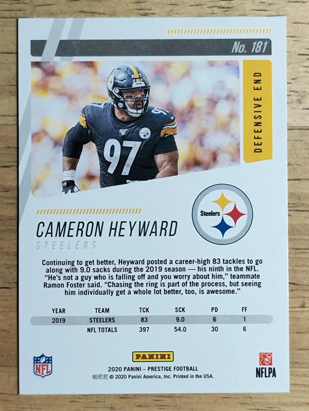 2020 Prestige #181 Cameron Heyward