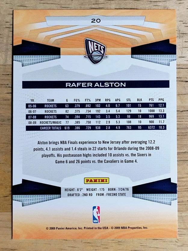 2009-10 Panini #20 Rafer Alston