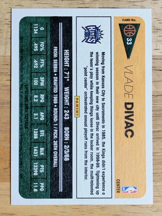 2012-13 Panini Past and Present #33 Vlade Divac