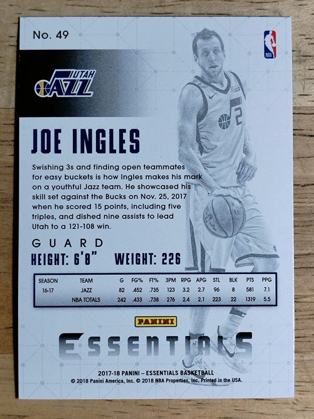 2017-18 Panini Essentials Retail #49 Joe Ingles
