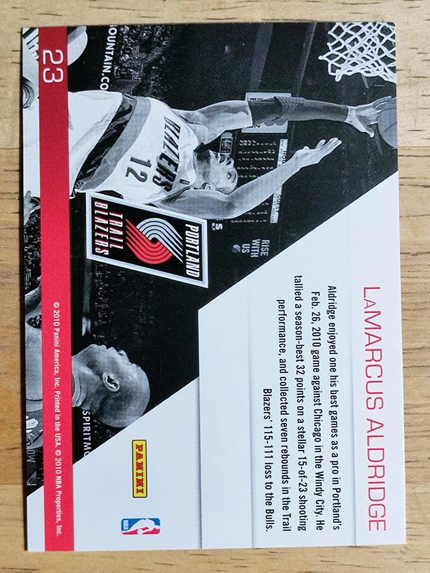 2010-11 Prestige Franchise Favorites #23 LaMarcus Aldridge