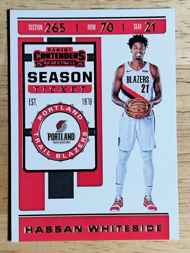 2019-20 Panini Contenders #36 Hassan Whiteside
