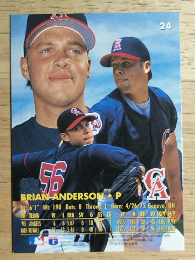 1996 Ultra Gold Medallion #24 Brian Anderson