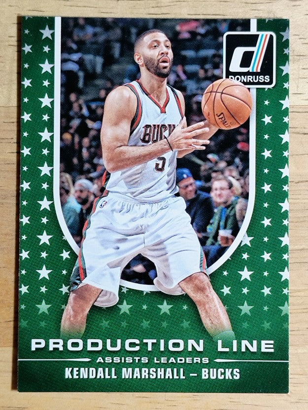 2014-15 Donruss Production Line Assists #2 Kendall Marshall