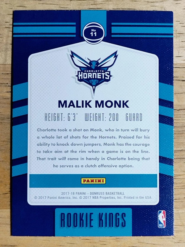 2017-18 Donruss Rookie Kings #11 Malik Monk