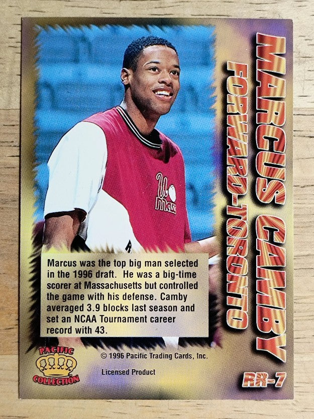 1996 Pacific Power Regents of Roundball #RR7 Marcus Camby