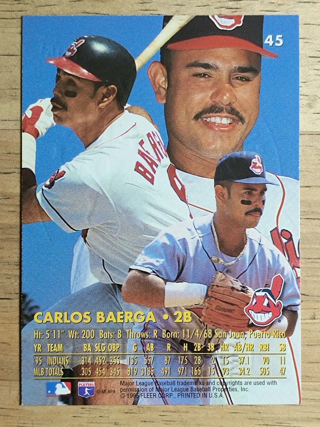 1996 Ultra Gold Medallion #45 Carlos Baerga