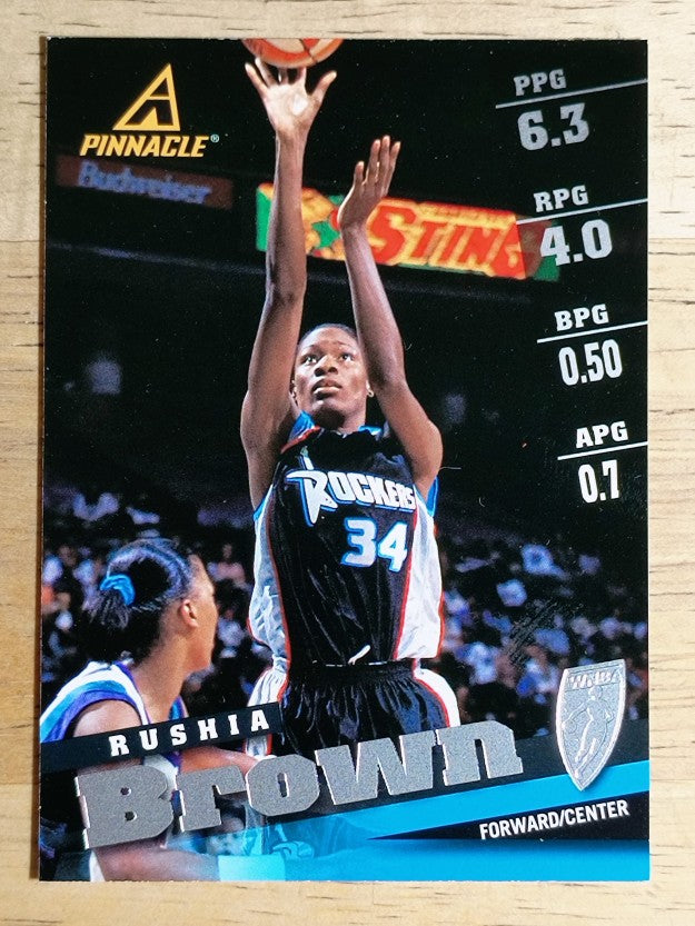 1998 Pinnacle WNBA #62 Rushia Brown RC