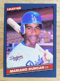 1986 Leaf/Donruss #50 Mariano Duncan