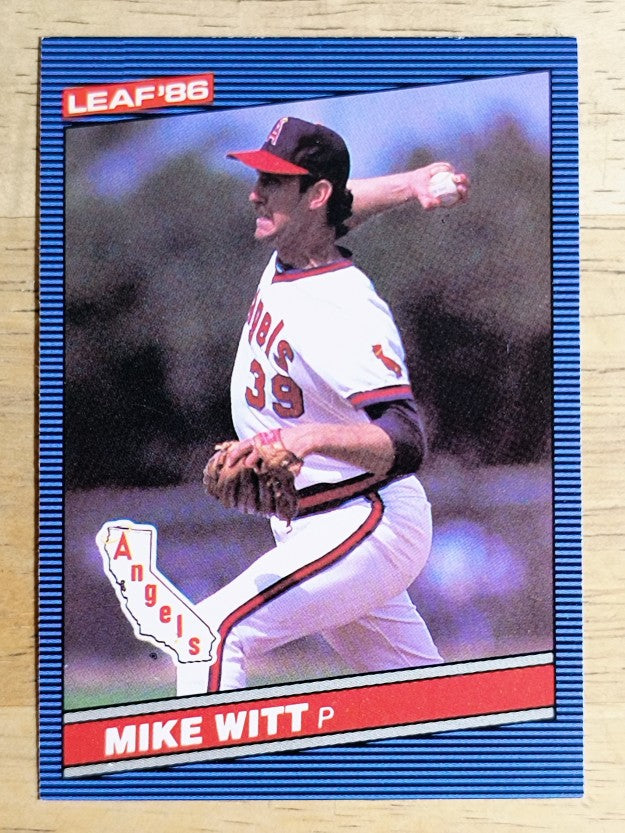 1986 Leaf/Donruss #112 Mike Witt
