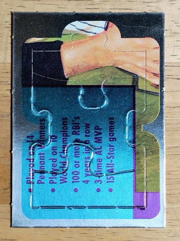 1990 Leaf Yogi Berra Puzzle #37 Berra Puzzle 37-39