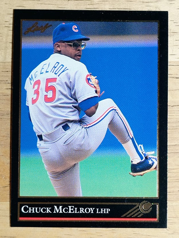 1992 Leaf Black Gold #158 Chuck McElroy