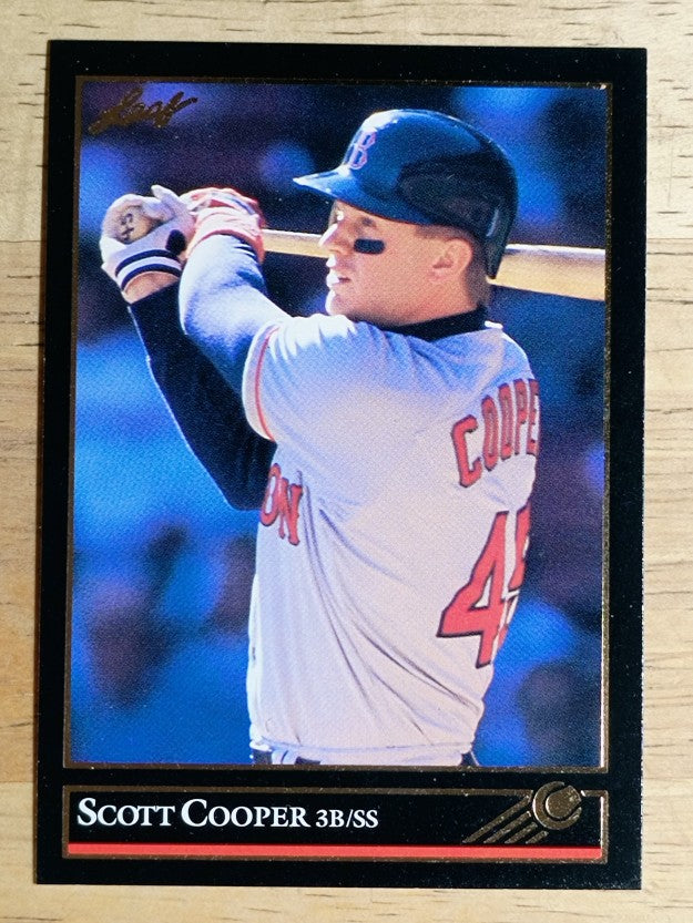 1992 Leaf Black Gold #182 Scott Cooper