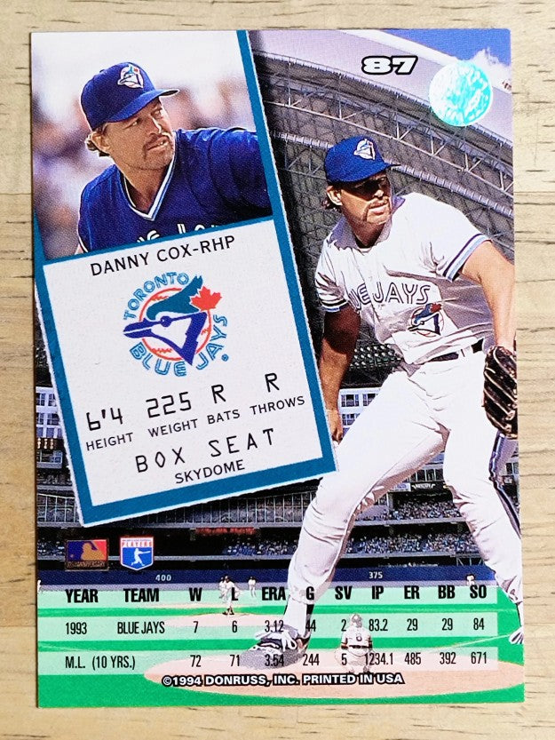 1994 Leaf #87 Danny Cox
